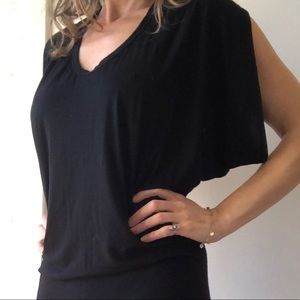 Corgo Colourbo Black Stretch Cotton Dress